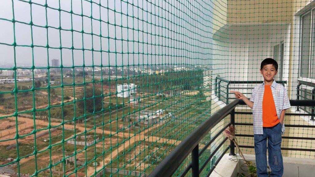 Balcony Safety Net Installation by DSK